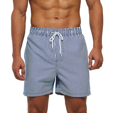 Quick-Dry Polyester Board Shorts with Mesh Lining