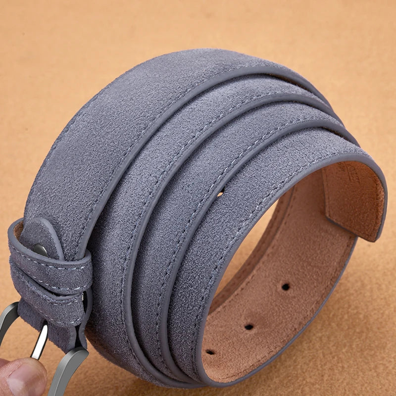 High Quality Men’s Suede Leather Belt
