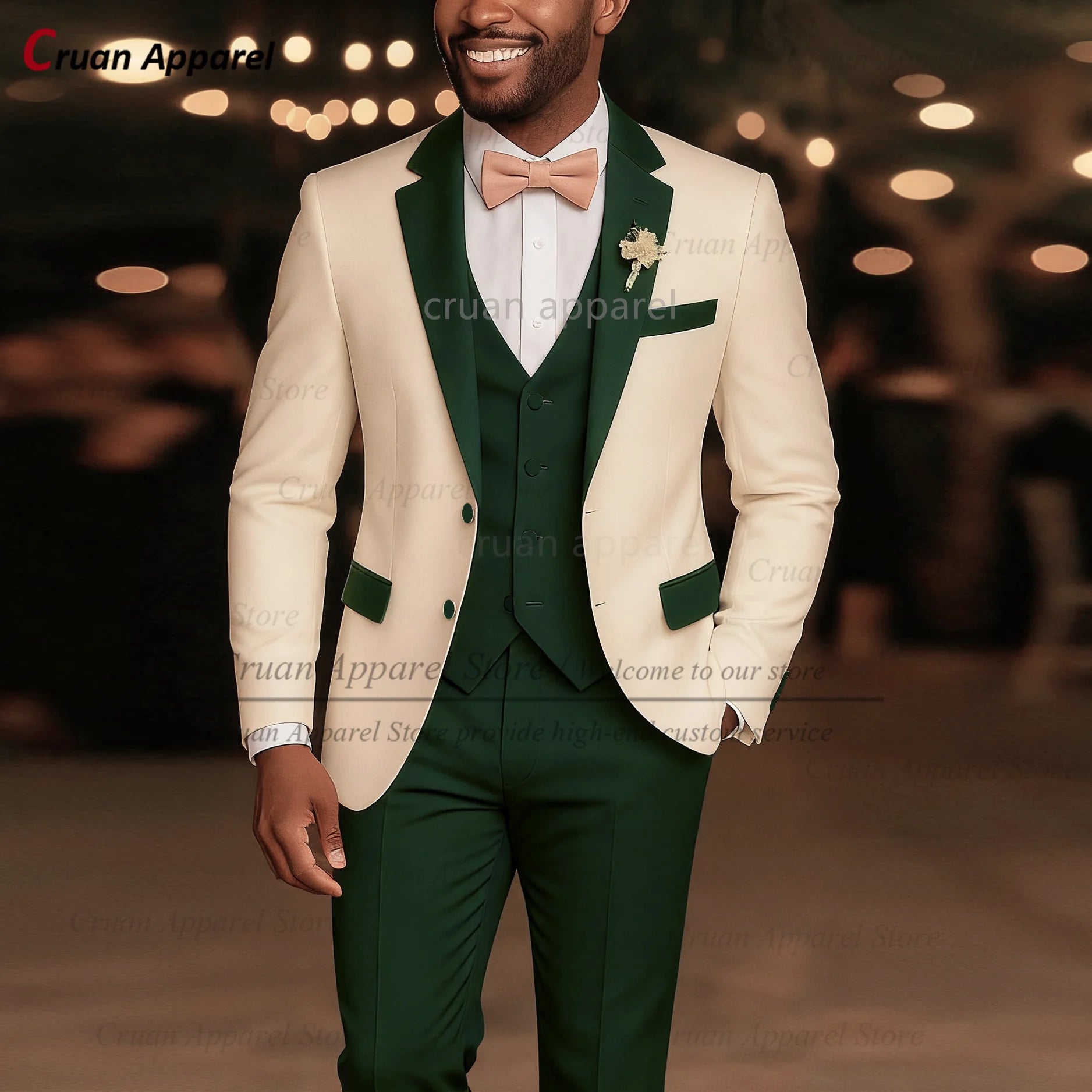 High Quality Men’s 3-Piece Suit Set
