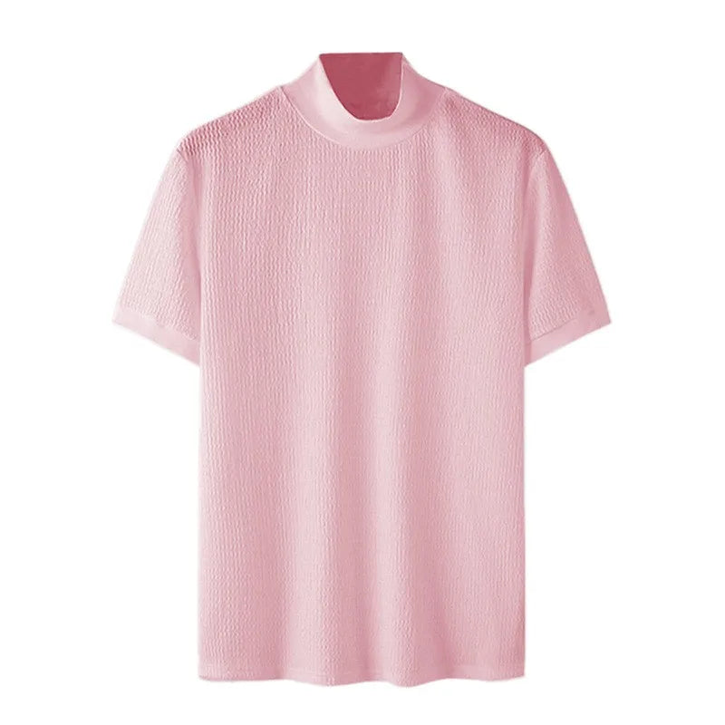 Men’s Summer High-Neck T-Shirt