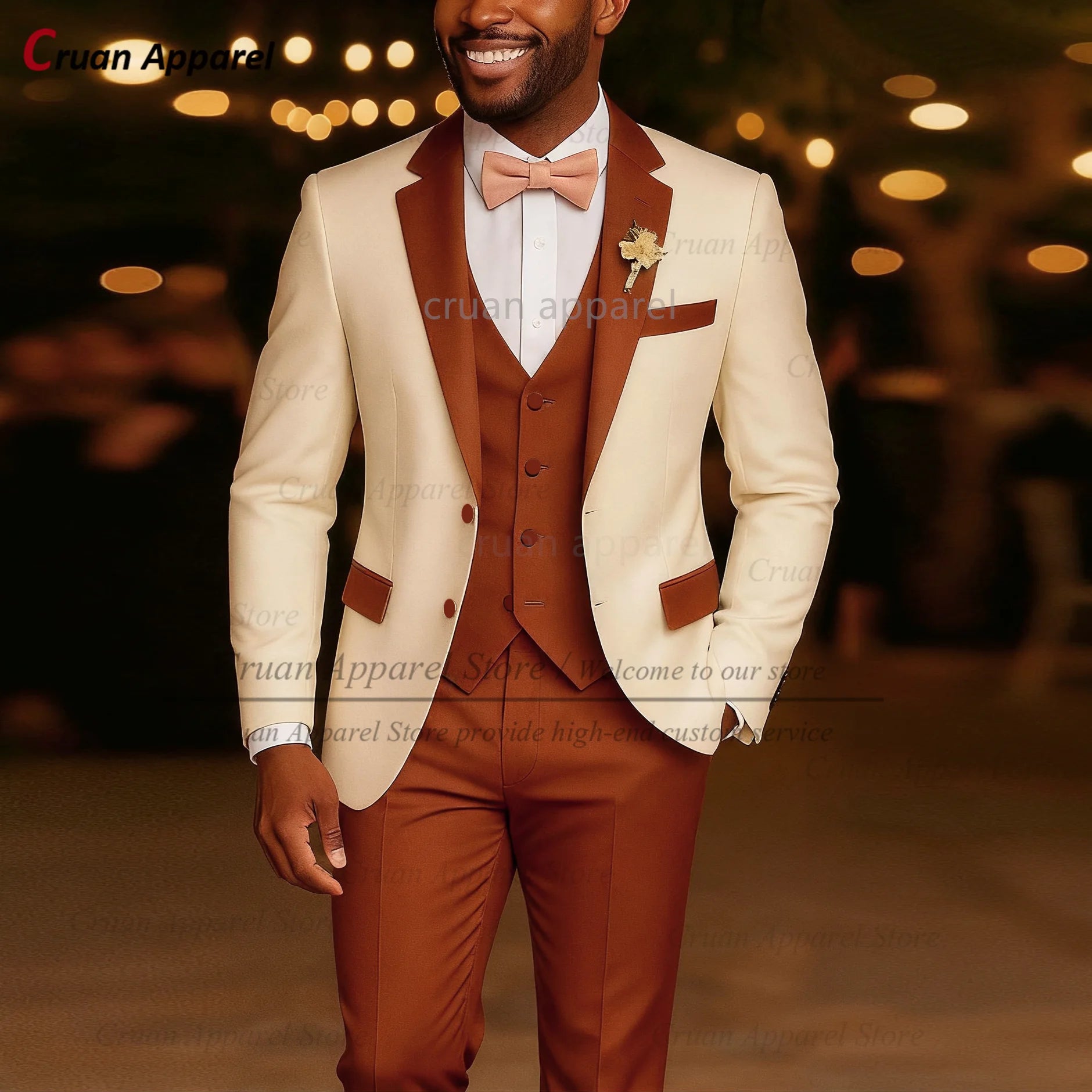 High Quality Men’s 3-Piece Suit Set