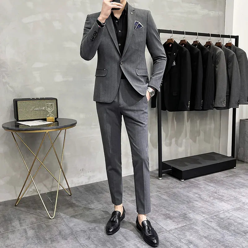 Men’s High-Quality 2-Piece Wedding Suit