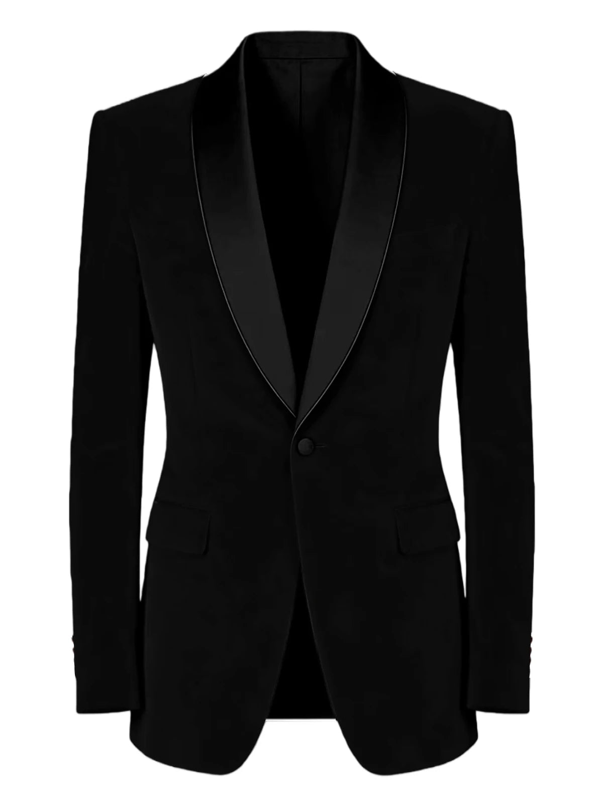 Elegant Men’s Velvet Tuxedo Blazer