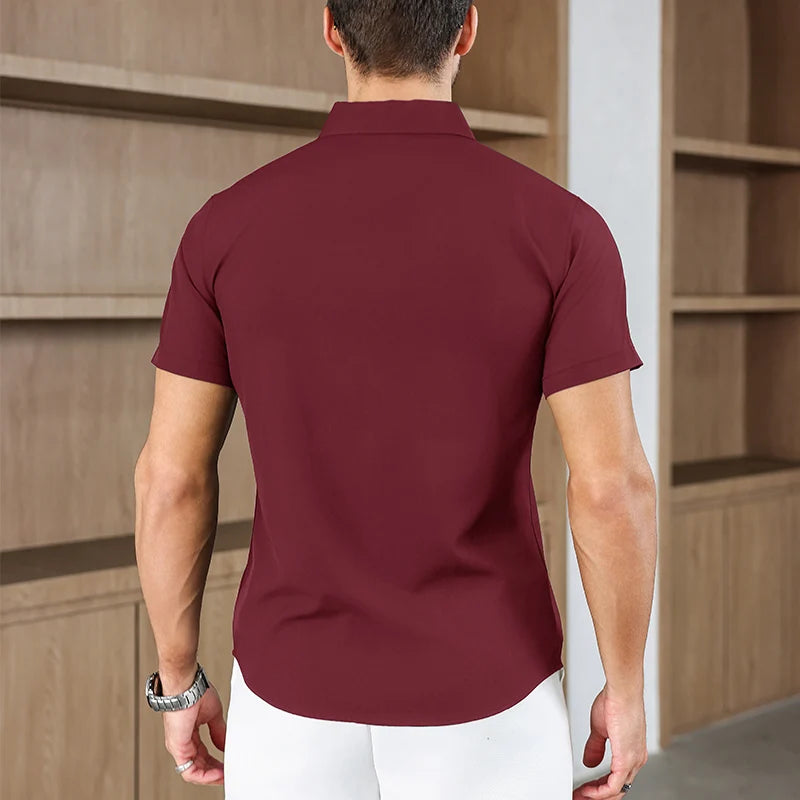 Men’s Summer Business Casual Shirt