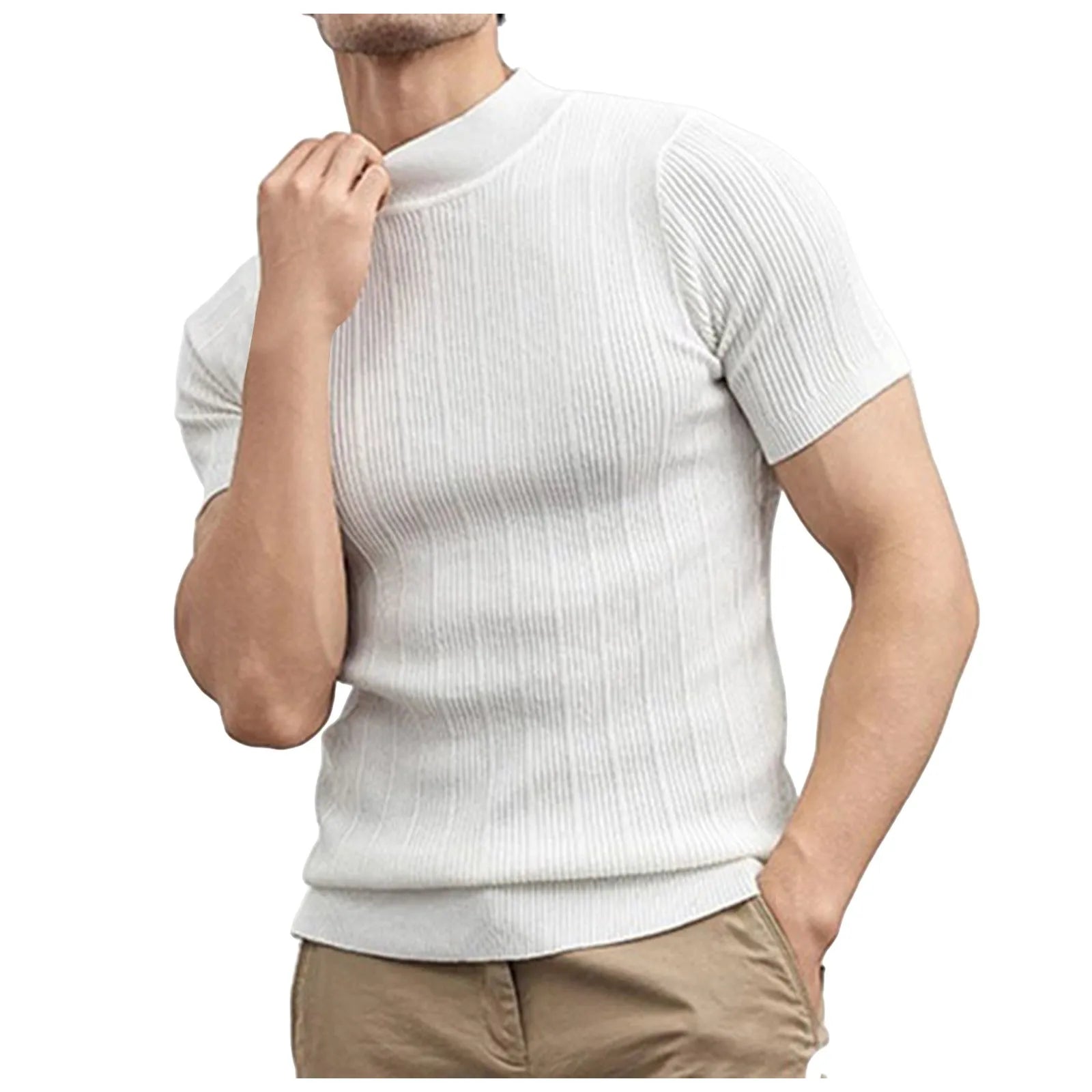 Men’s Lightweight Mock Neck Sweater