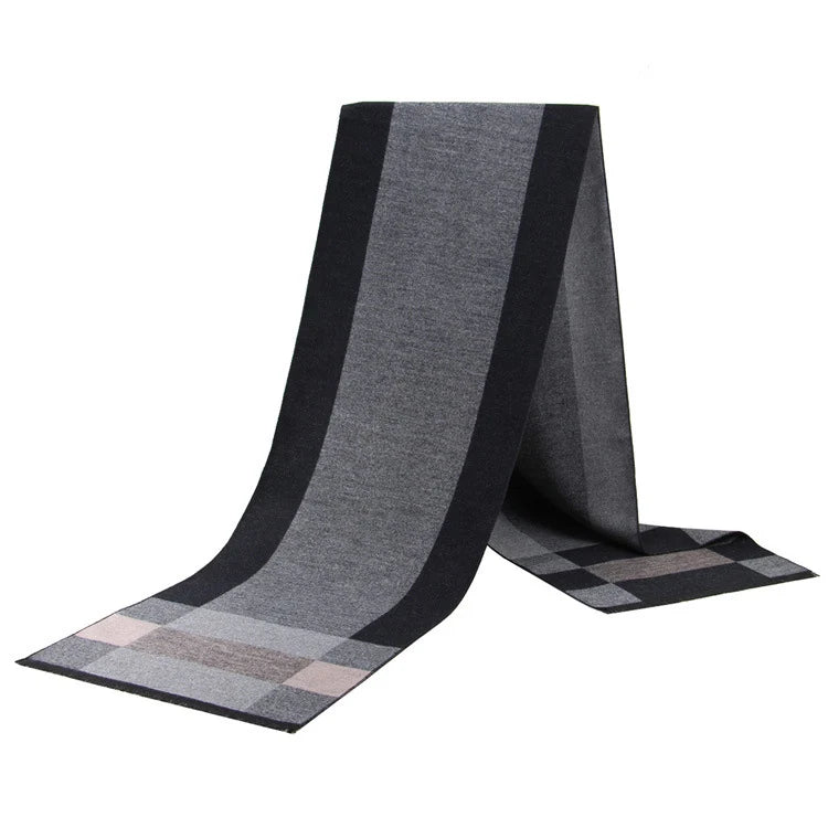 Soft Plaid Shawl Neckerchief