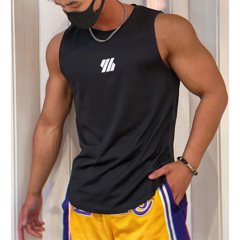 Mesh Sleeveless Men’s Tank Top