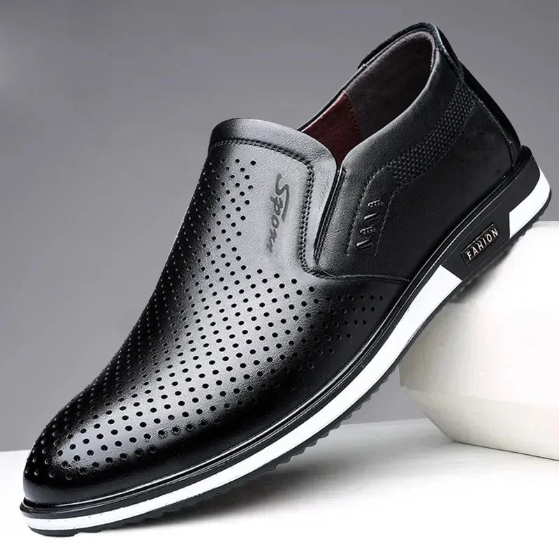 Men Designer Leather Loafers High Quality Formal Shoes