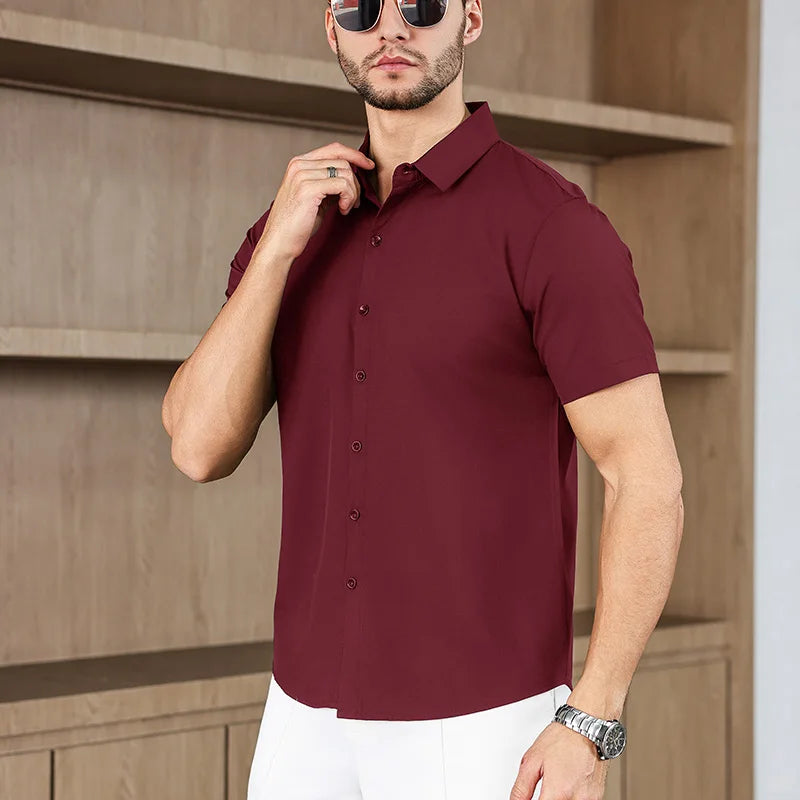 Men’s Summer Business Casual Shirt