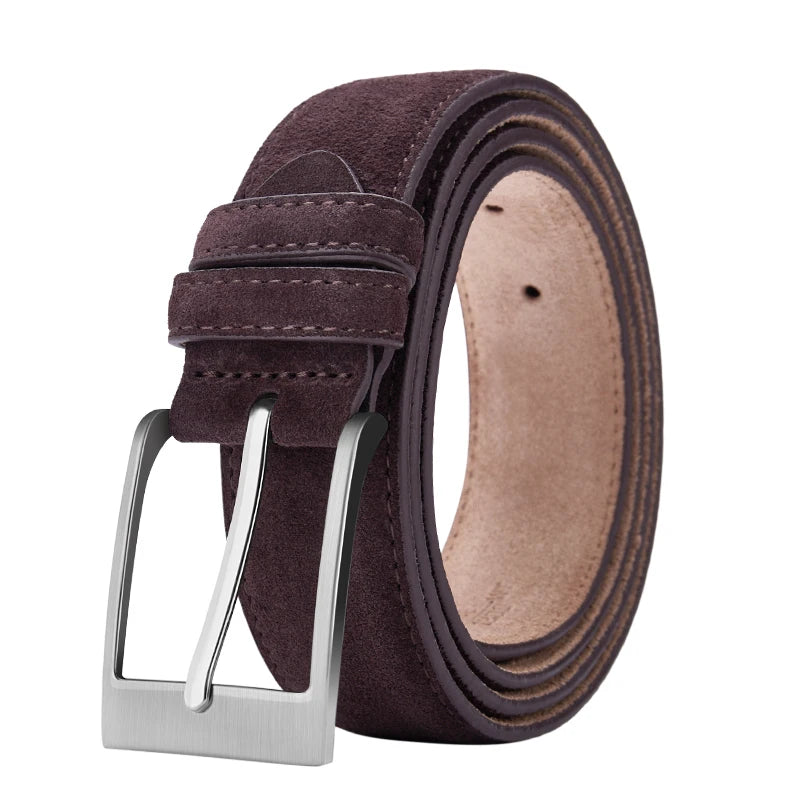 High Quality Men’s Suede Leather Belt