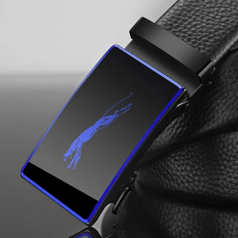 Luxury Metal Buckle PU Leather Belt