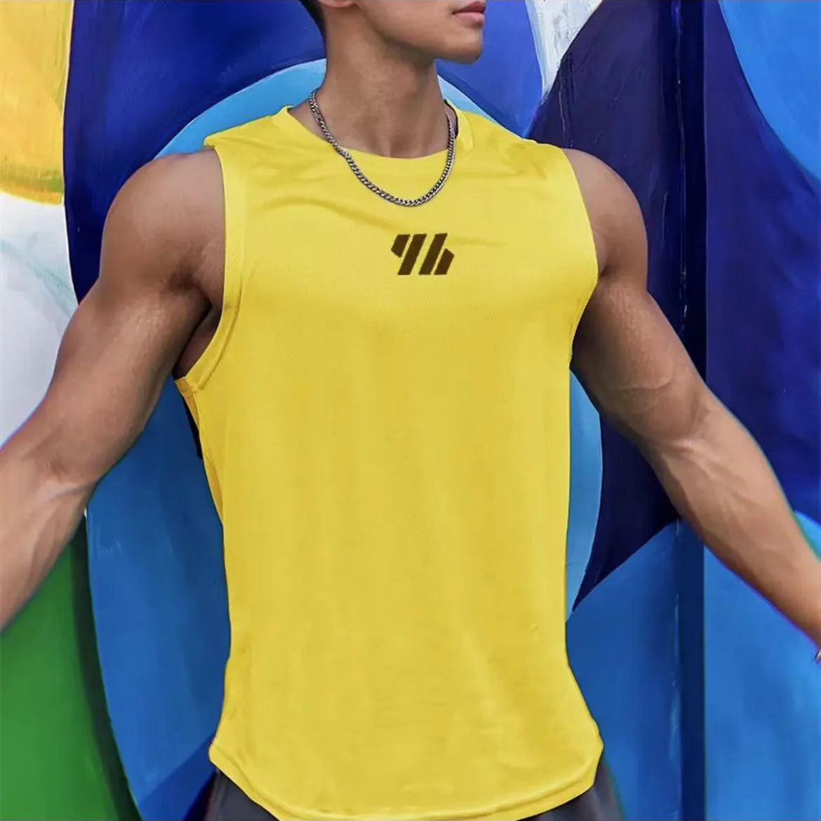 Mesh Sleeveless Men’s Tank Top