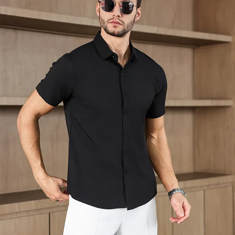 Men’s Summer Business Casual Shirt