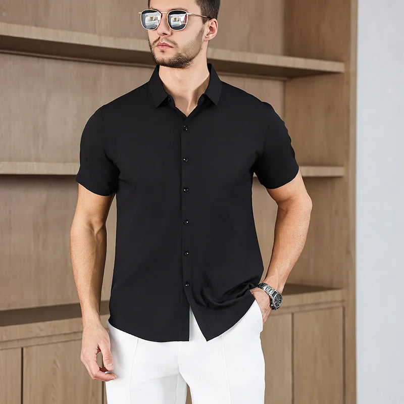 Men’s Summer Business Casual Shirt