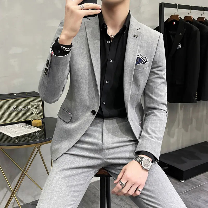 Men’s High-Quality 2-Piece Wedding Suit