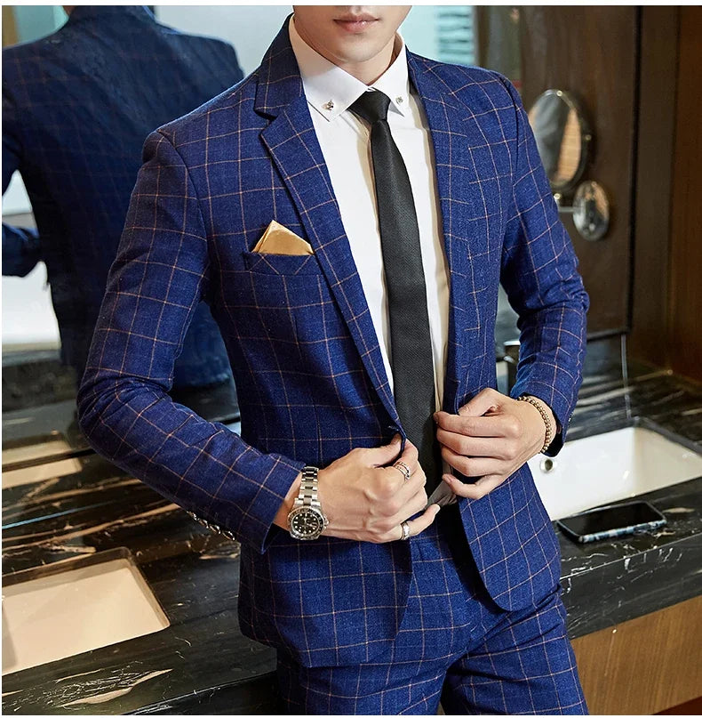 Men Boutique Slim Fit Blazer and Pants Set