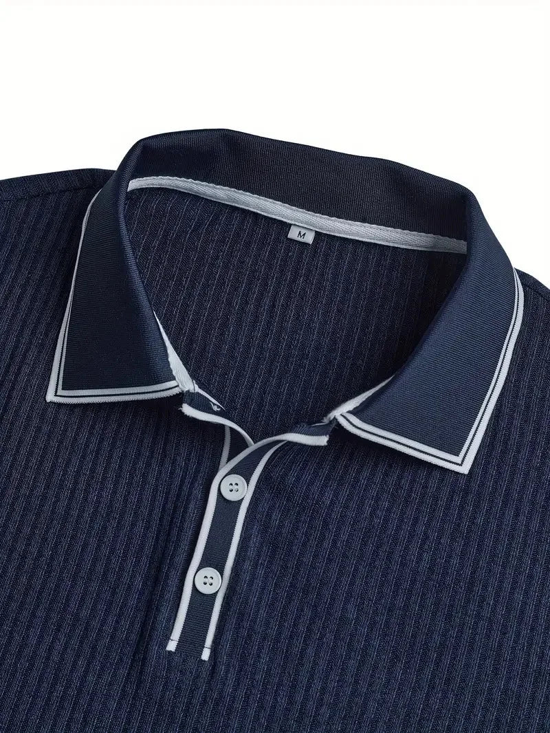 Men’s Solid Color Short Sleeve Shirt