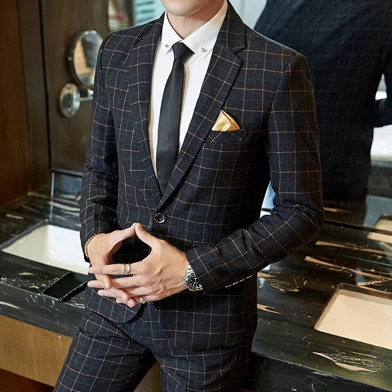 Men Boutique Slim Fit Blazer and Pants Set