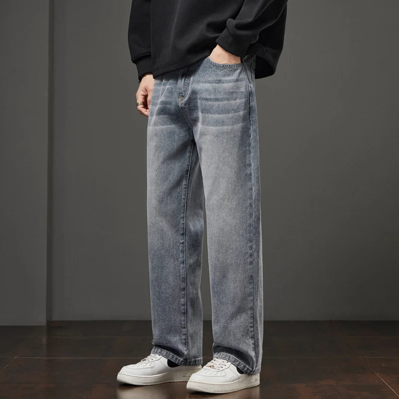 Straight Leg Relaxed Fit Casual Trousers