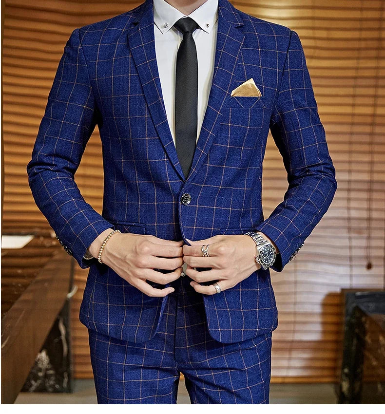 Men Boutique Slim Fit Blazer and Pants Set