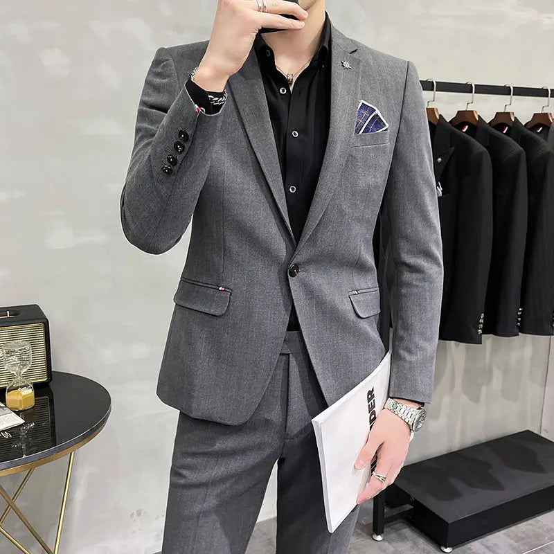Men’s High-Quality 2-Piece Wedding Suit