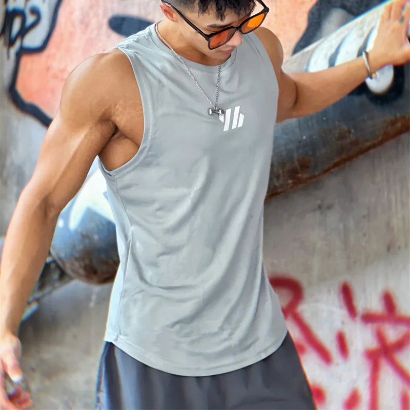 Mesh Sleeveless Men’s Tank Top