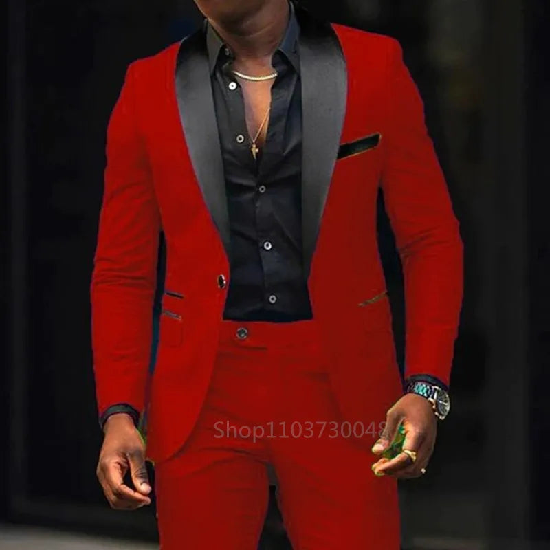 Men’s 2-Piece Wedding Suit