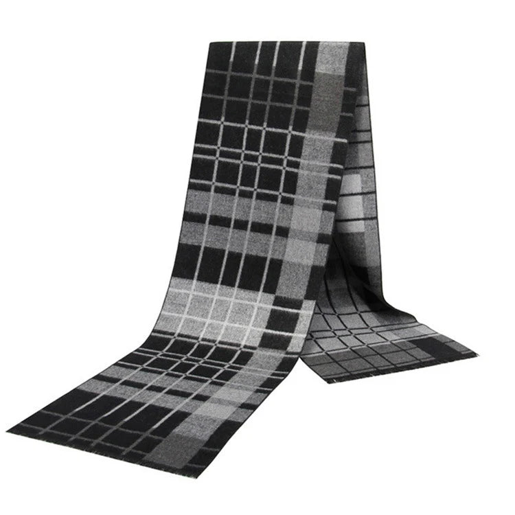 Soft Plaid Shawl Neckerchief