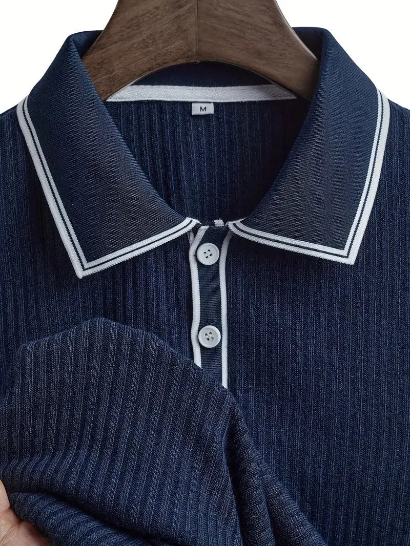 Men’s Solid Color Short Sleeve Shirt