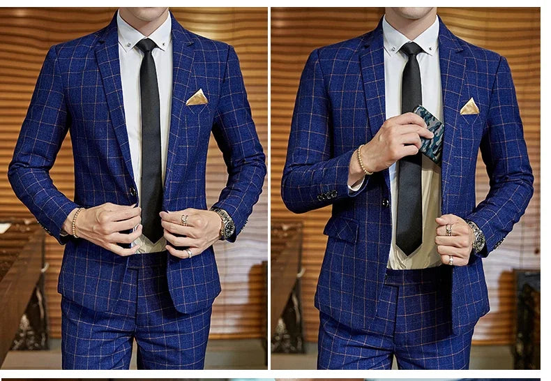 Men Boutique Slim Fit Blazer and Pants Set