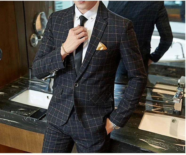 Men Boutique Slim Fit Blazer and Pants Set