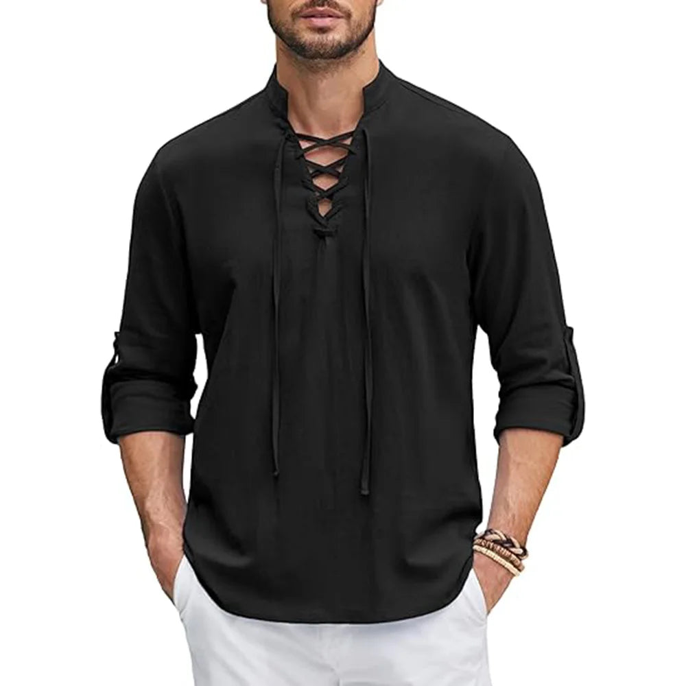 Men’s Renaissance Pirate Medieval Viking Shirt