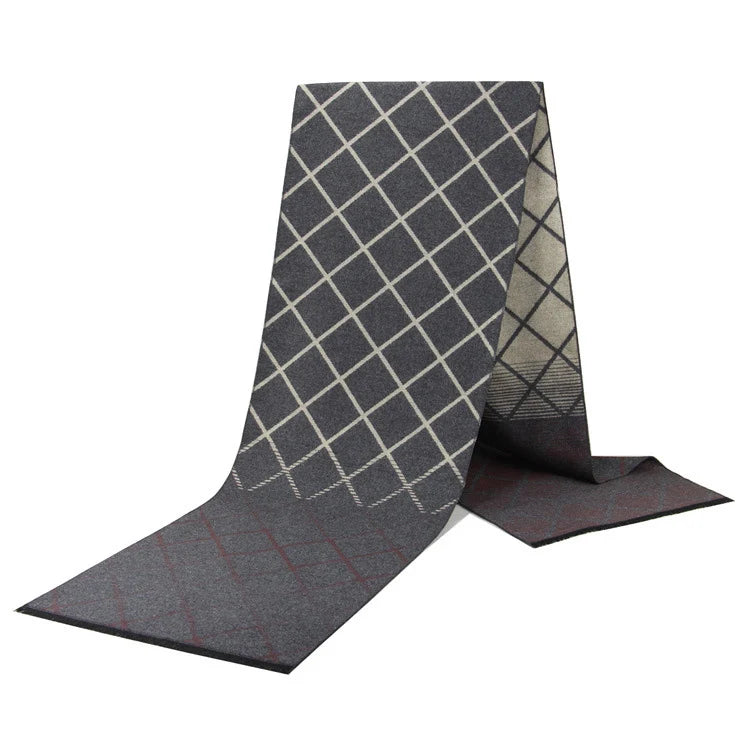 Soft Plaid Shawl Neckerchief