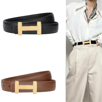 Luxury Designer Genuine Leather Waist Belt