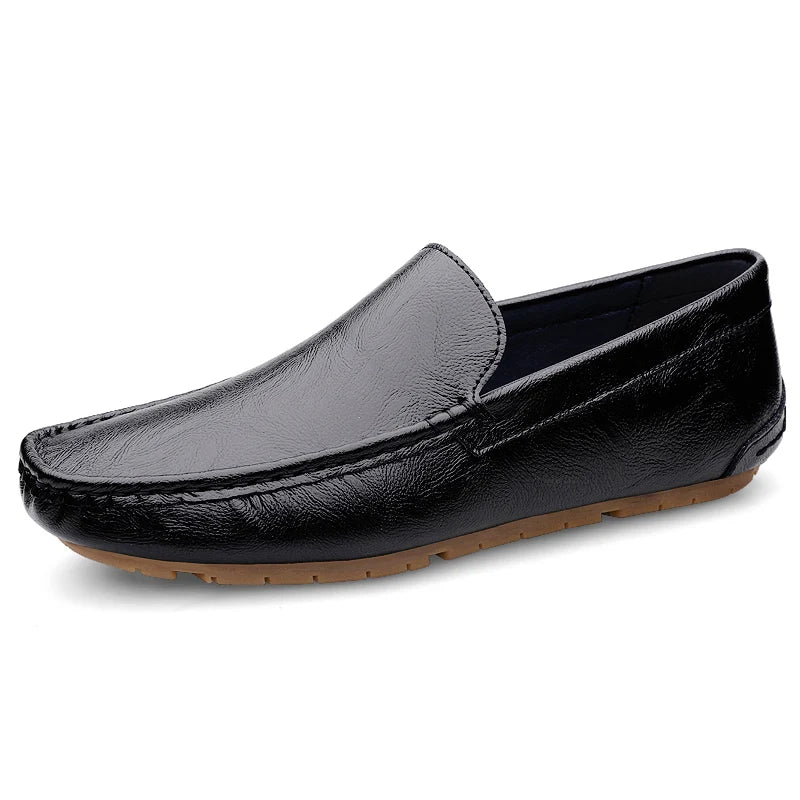 Genuine Leather Men Loafers Slip-On Formal Shoes
