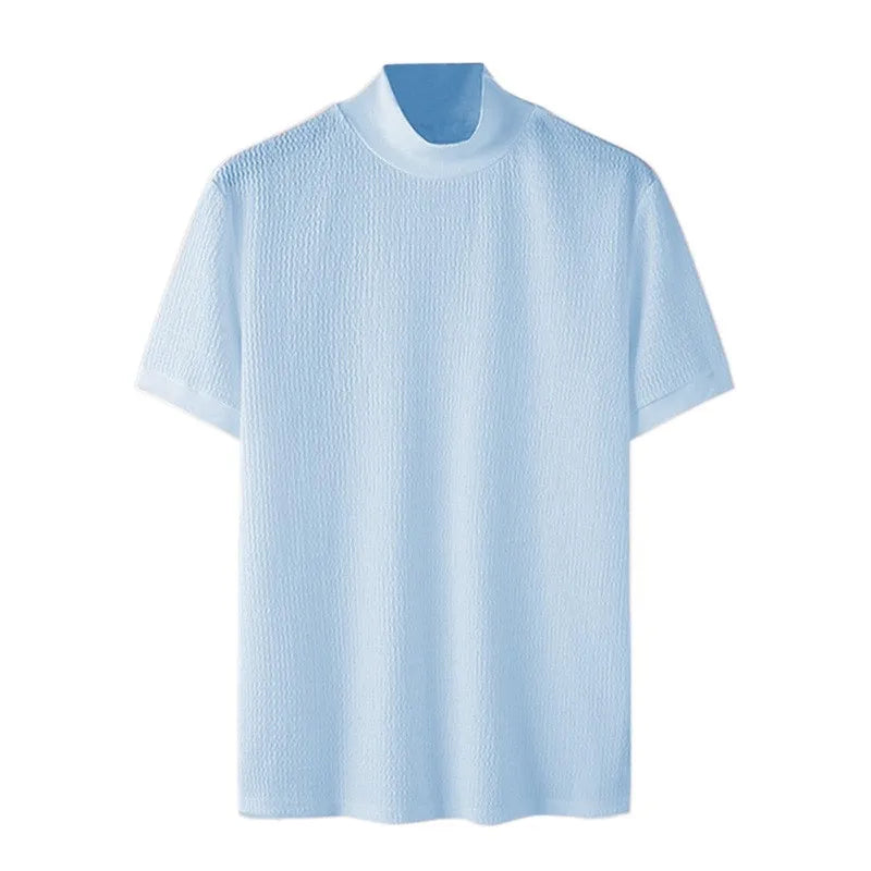Men’s Summer High-Neck T-Shirt