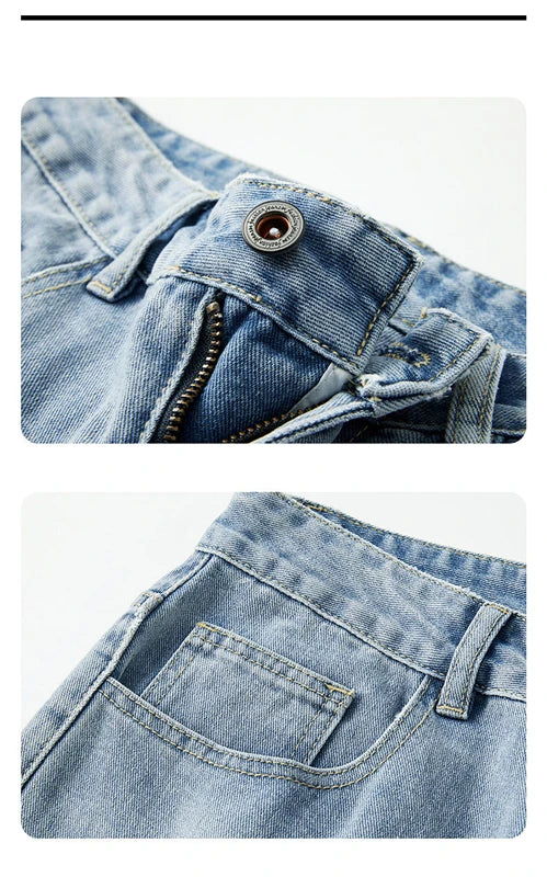 Straight Leg Relaxed Fit Casual Trousers