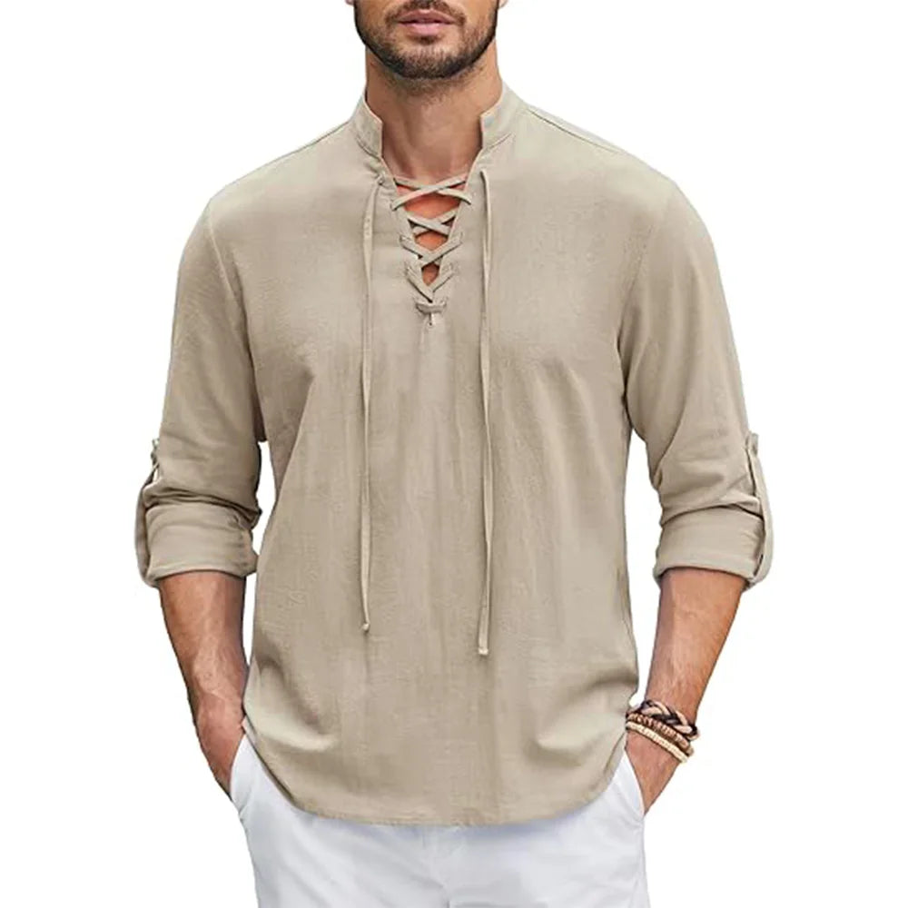 Men’s Renaissance Pirate Medieval Viking Shirt
