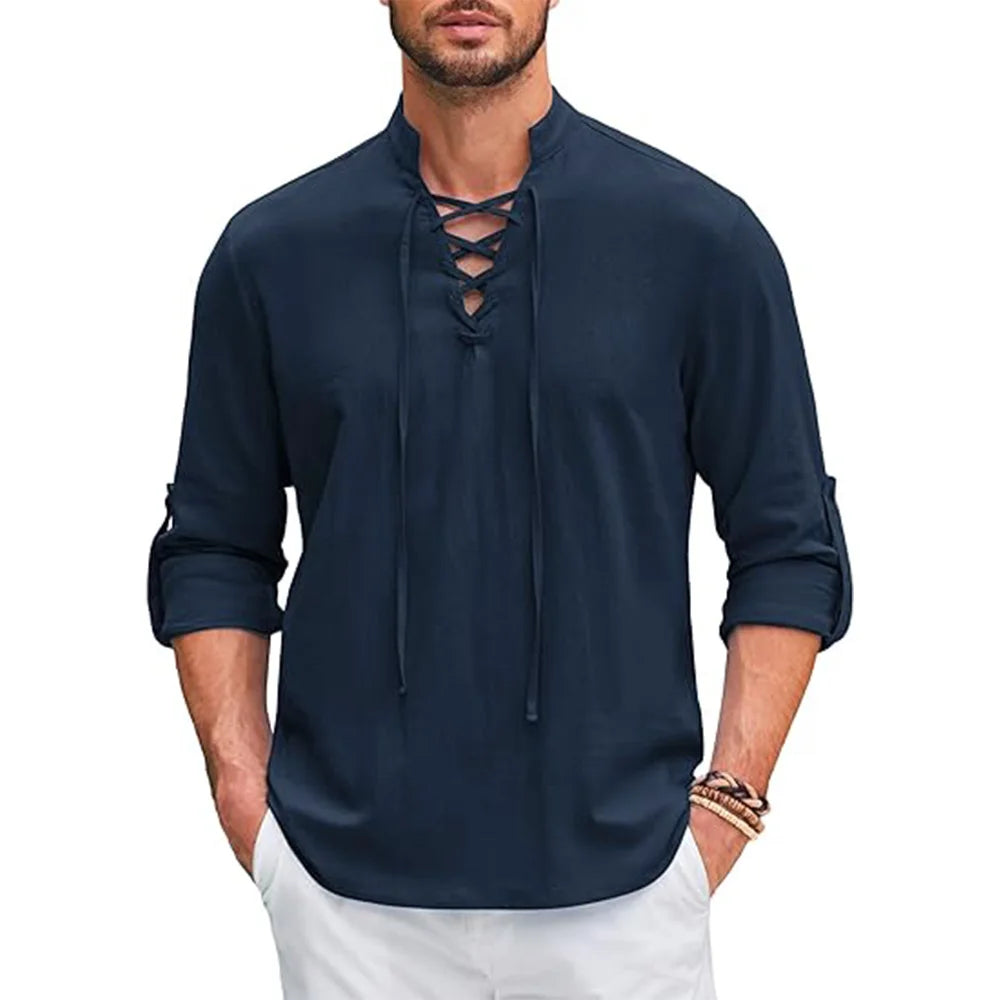 Men’s Renaissance Pirate Medieval Viking Shirt