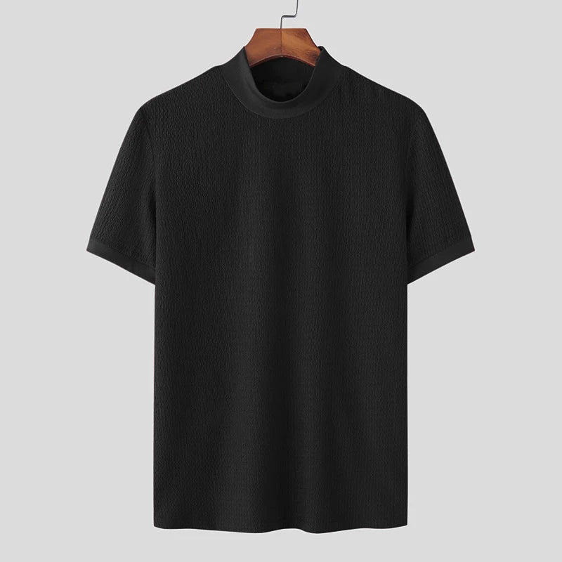 Men’s Summer High-Neck T-Shirt
