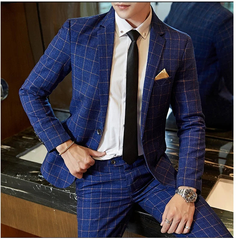 Men Boutique Slim Fit Blazer and Pants Set