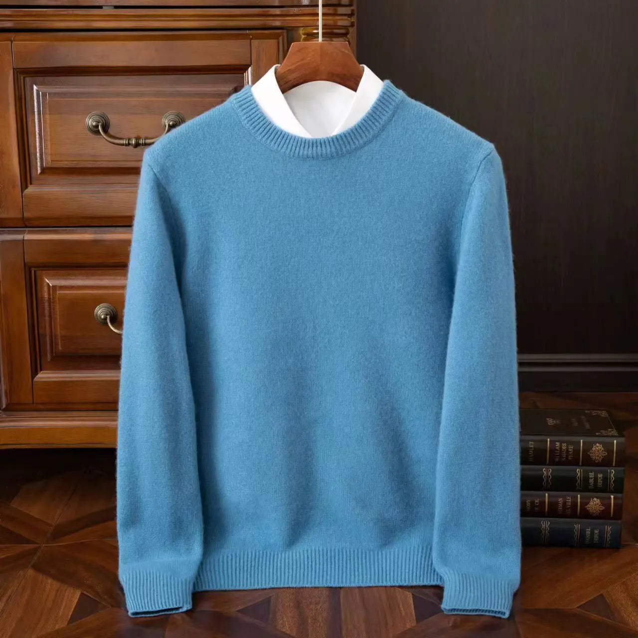 Men’s Oversized O-Neck Sweater