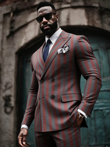 Men’s 2-Piece Double Breasted Suit Set
