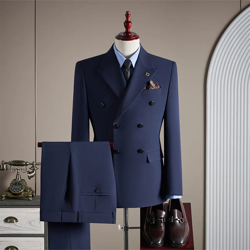 Elegant Men’s Slim Fit Suit Set