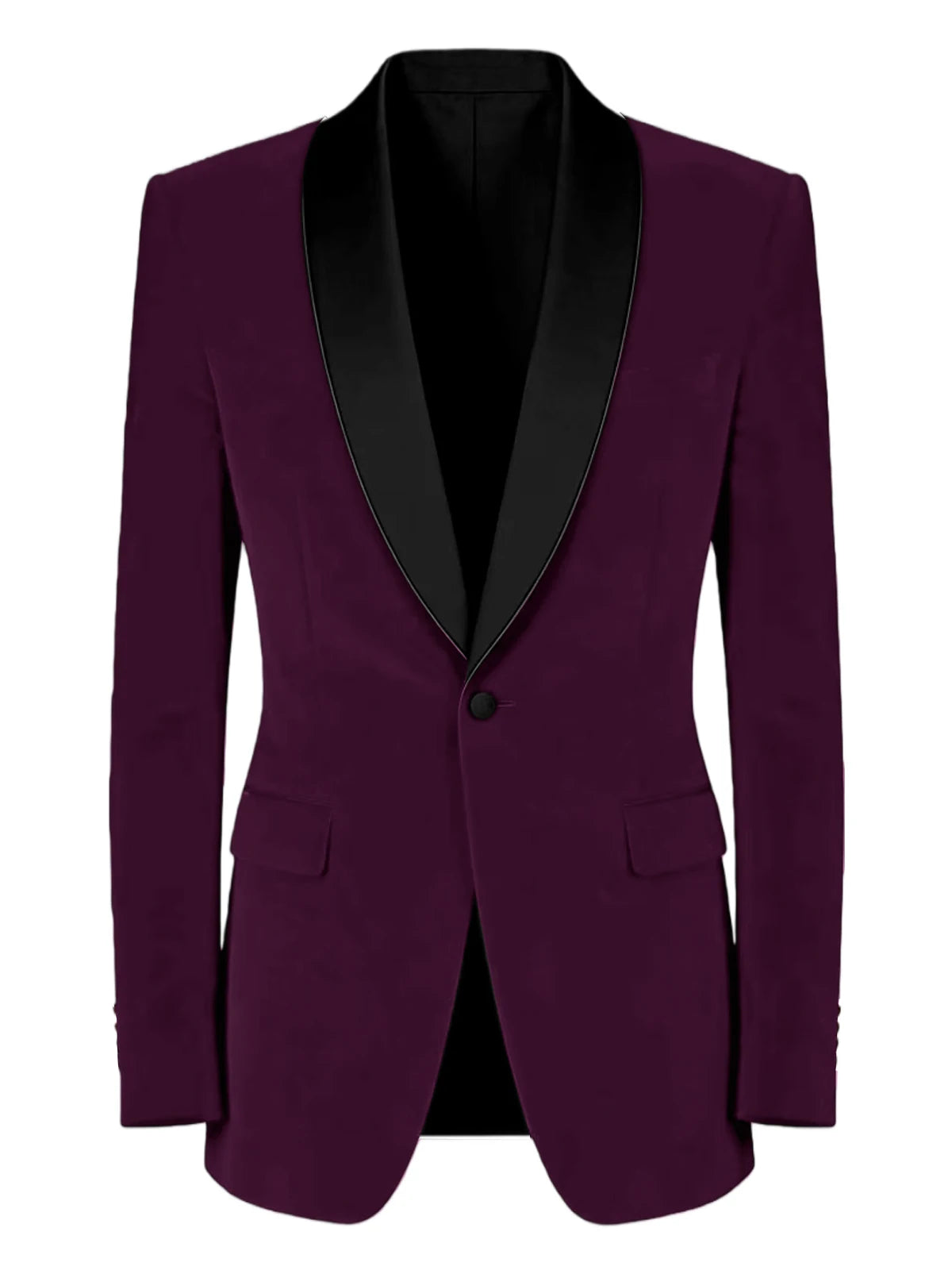 Elegant Men’s Velvet Tuxedo Blazer