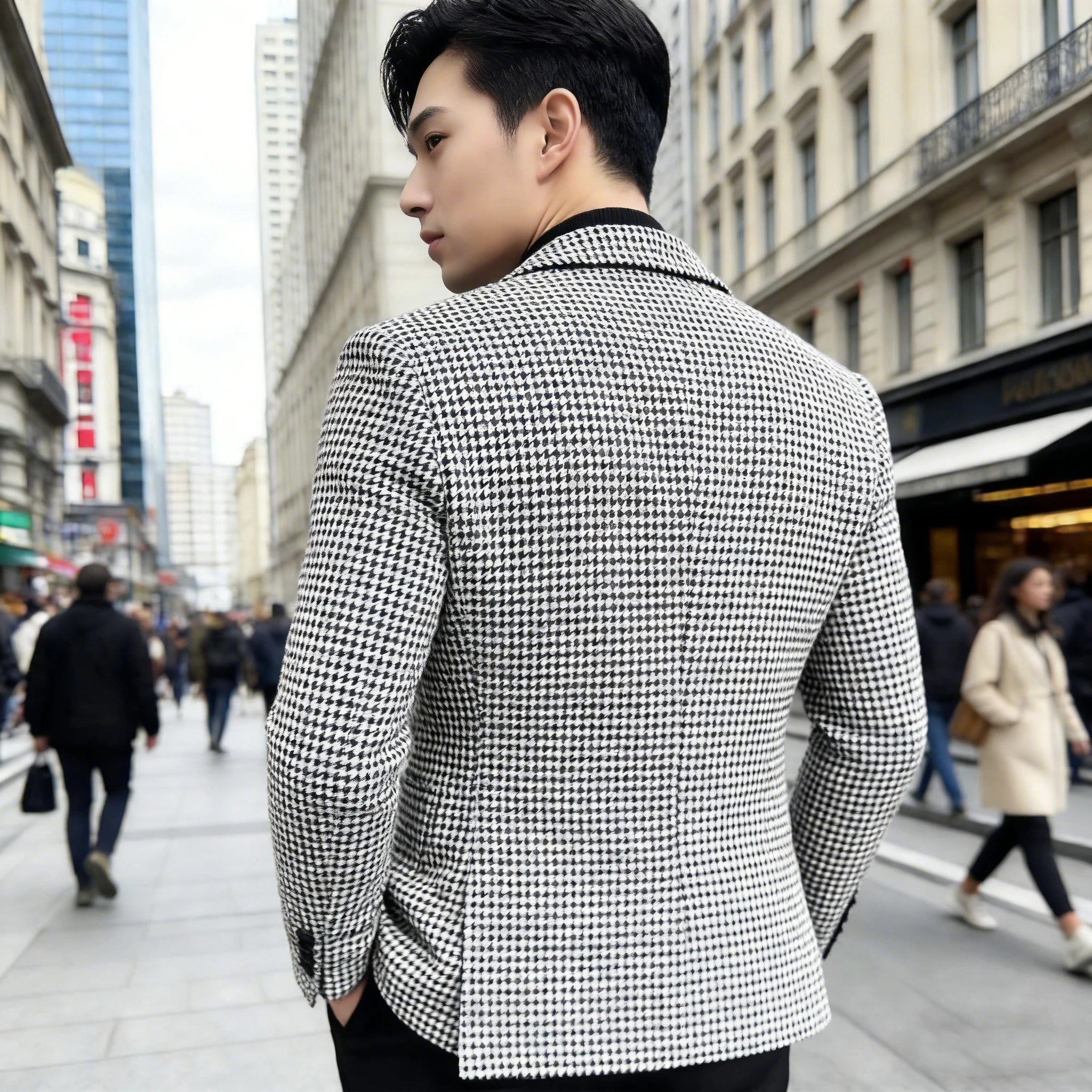 Slim Fit Business Casual 2-Button Suit