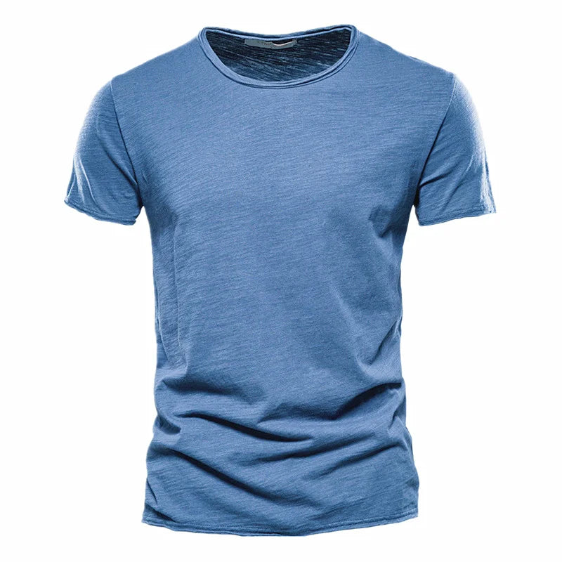O Neck Short Sleeve 100% Cotton T Shirt