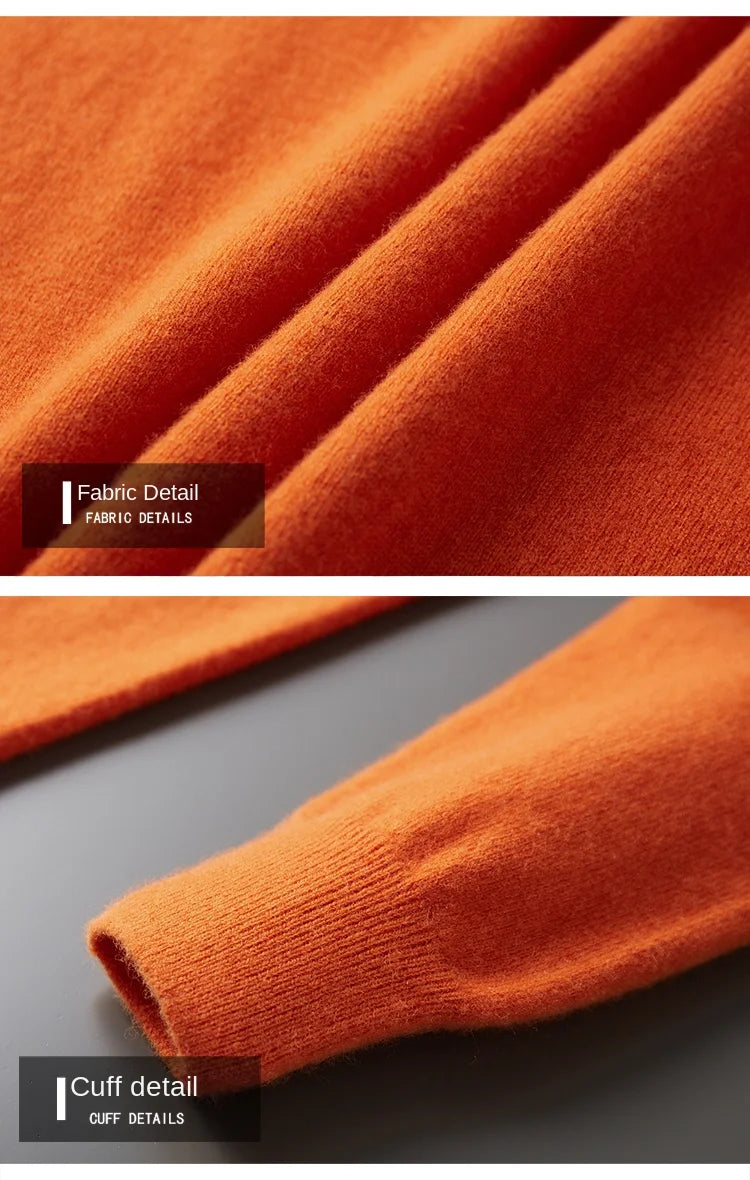 Men’s Oversized O-Neck Sweater