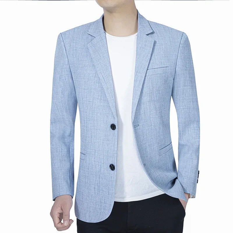 Men Business Casual Suit Jacket