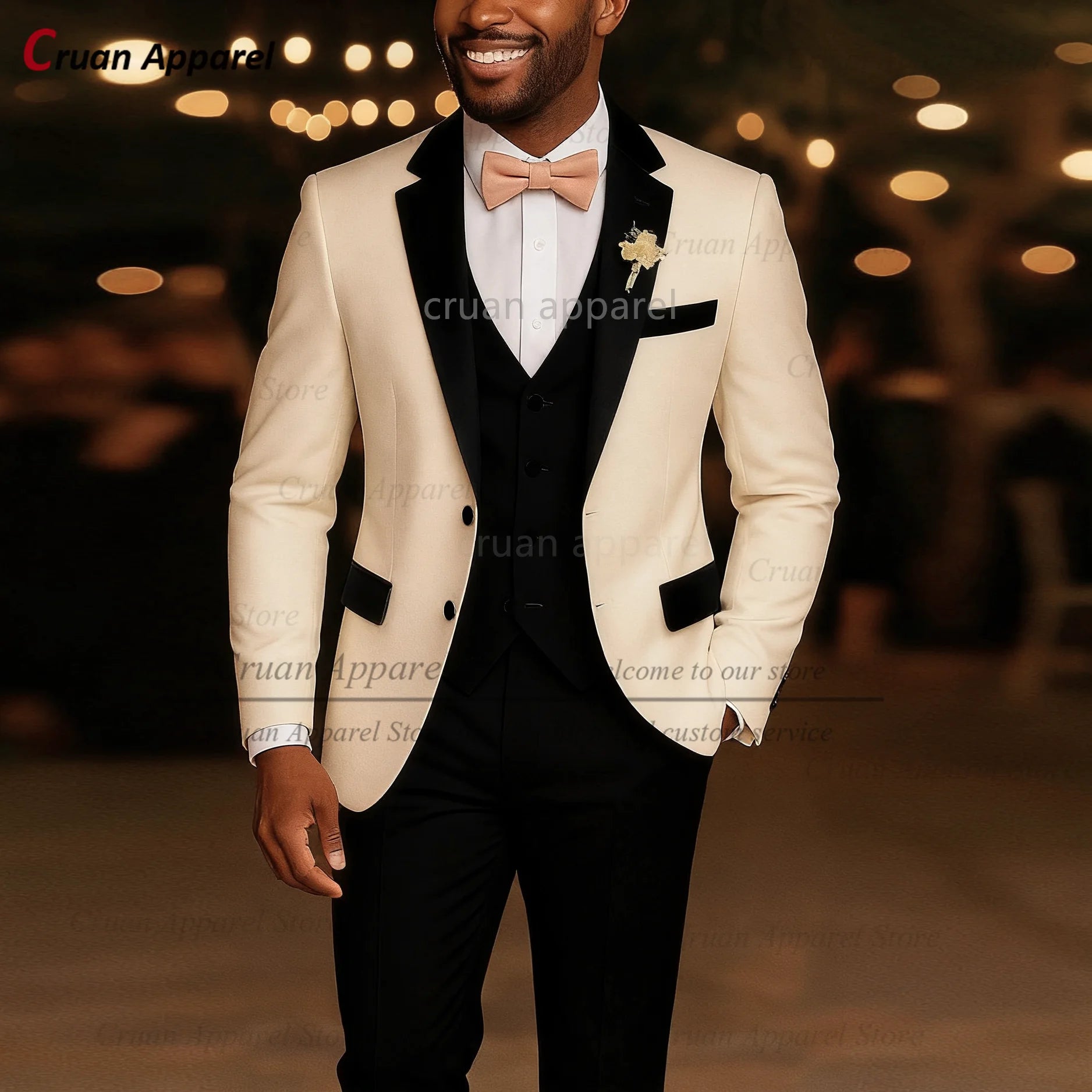 High Quality Men’s 3-Piece Suit Set